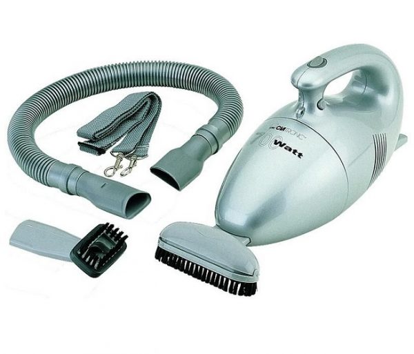 Aspirateur à main 700 watts Clatronic argenté