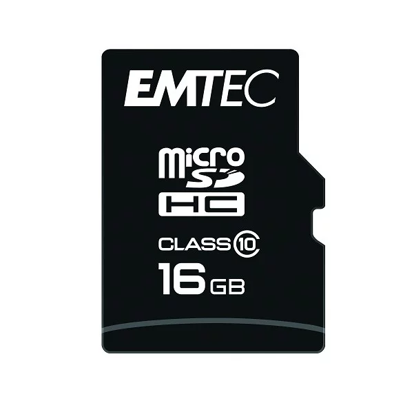 Carte mémoire micro SD class 10 – EMTEC – 16 Go