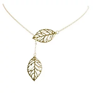 Collier-feuille-double-Gold