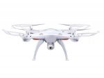 Drône SYMA X5SWifi 2.4G 4 canaux avec Gyro + camera, WiFi+FPV (Blanc)