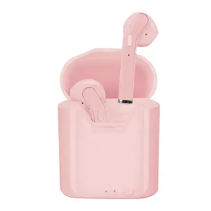 Ecouteurs Bluetooth Color Sound Pink avec Dock de Charge