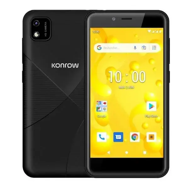 Konrow Soft 5 (Double Sim – 4G – Écran 5 » – 8 Go, 1 Go RAM) Noir
