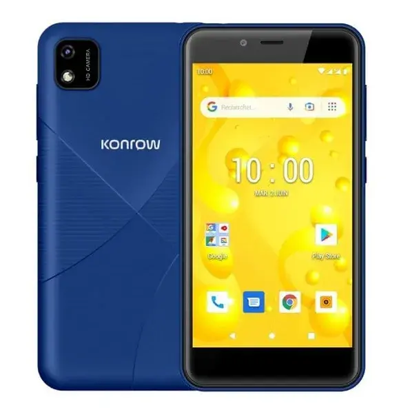 Konrow Sweet 5 (Double Sim – 4G – Écran 5 » – 8 Go, 1 Go RAM) Bleu