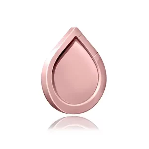 Ring Holder Magnetic Autocollant 3M Aluminium Goutte D’eau Rose Gold