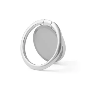 Ring Holder Magnetic Autocollant 3M Aluminium Round Silver