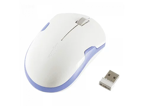 Souris optique sans fil Logilink 2.4G, 1200 dpi, blanc/bleu