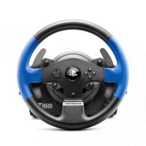 Volant + pédales ThrustMaster T150 Force Feedback PC – PlayStation 4 – Playstation 3 416 (Noir – Ble