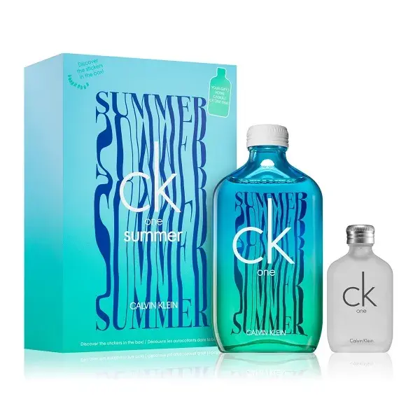Coffret cadeau parfum CK One Summer 2021 mixte