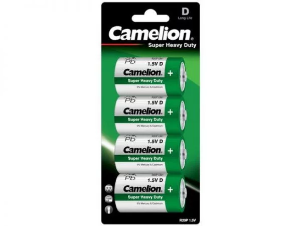 Batterie Camelion Super Heavy Duty Green Mono D LR20 (4 pcs.)