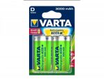Batterie Varta NiMH Mono D 3000mAh blister Rechargeable (pack de 2)