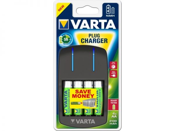 Chargeur universel Varta avec 4 x AA