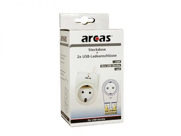 Section Arcas Pinch + 2 x ports USB max. 2100 mA