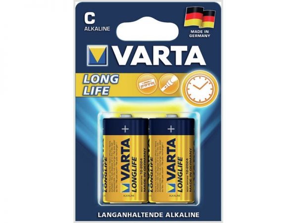 Varta Pile Alkaline Baby C LR14 1,5 V Blister (Paquet de 2)
