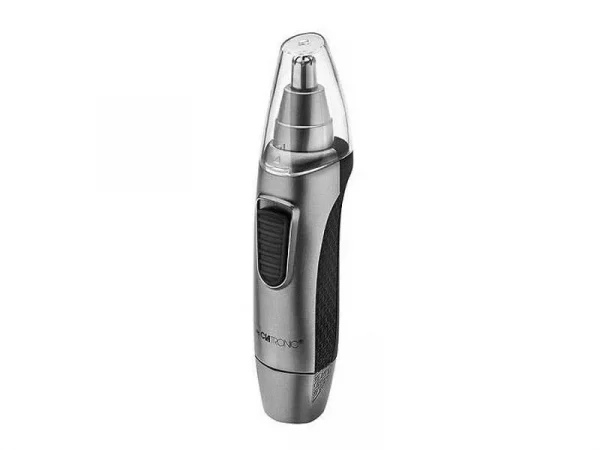 Epilateur pour nez et oreilles avec lumière gris noir
