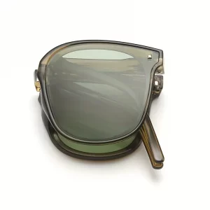 Lunettes-soleil-Mixte-monture-carree-pliable-UV400-vert-westock